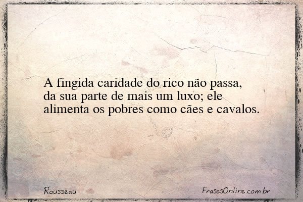Frase de Rousseau