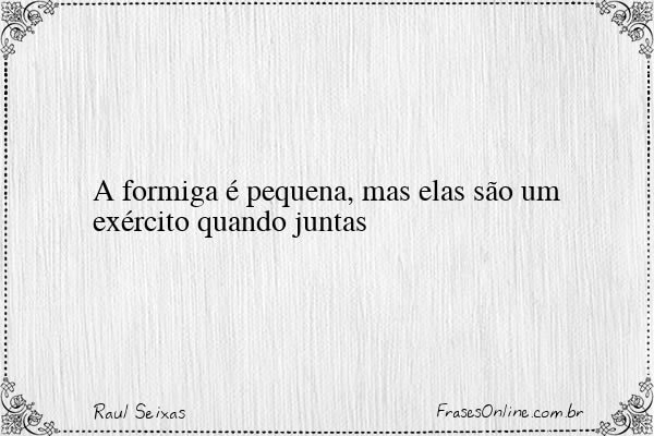 Frase de Raul Seixas