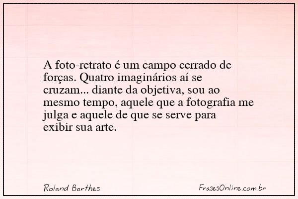 Frase de Roland Barthes