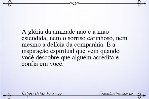 Frase de Ralph Waldo Emerson