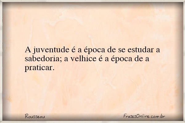 Frase de Rousseau