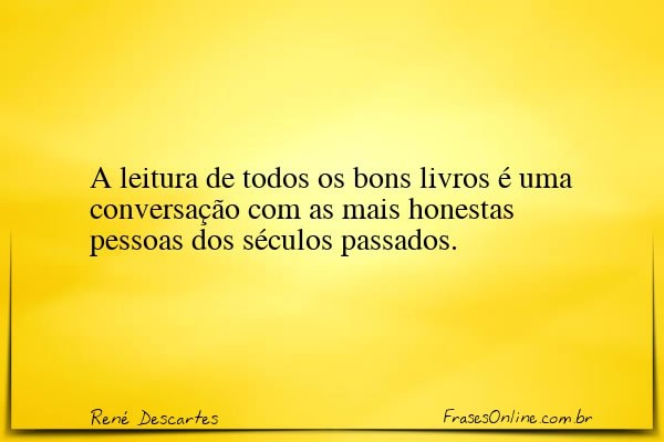 Frase de René Descartes