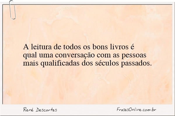 Frase de René Descartes
