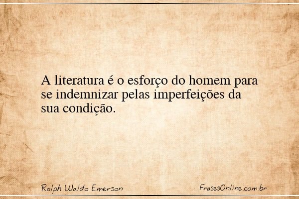 Frase de Ralph Waldo Emerson