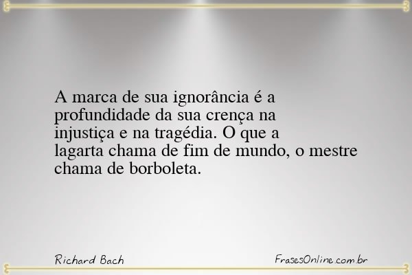 Frase de Richard Bach