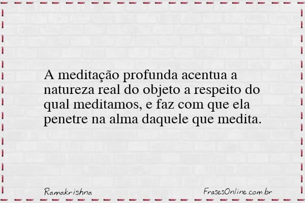 Frase de Ramakrishna