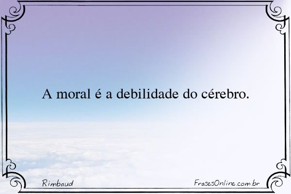 Frase de Rimbaud