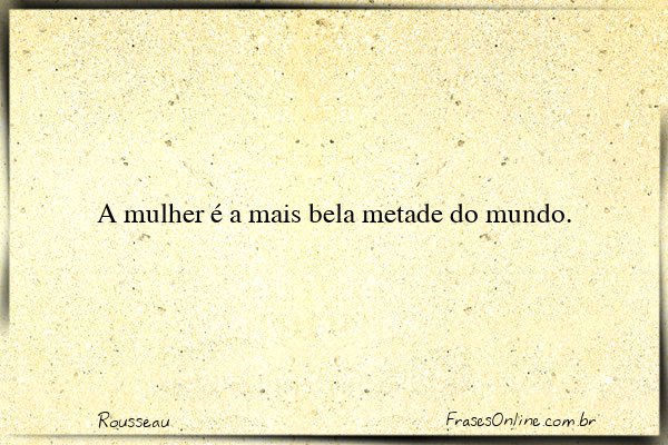 Frase de Rousseau