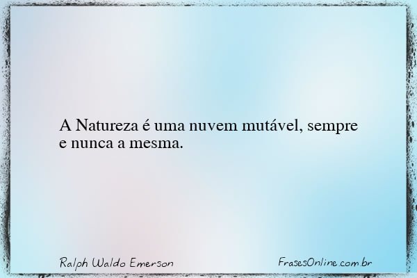 Frase de Ralph Waldo Emerson