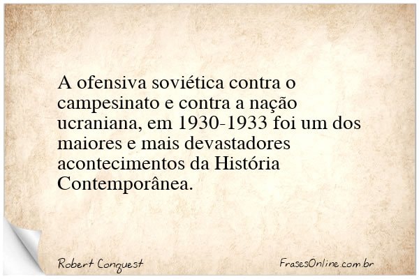 Frase de Robert Conquest