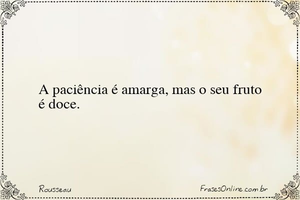 Frase de Rousseau