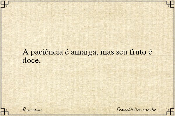 Frase de Rousseau