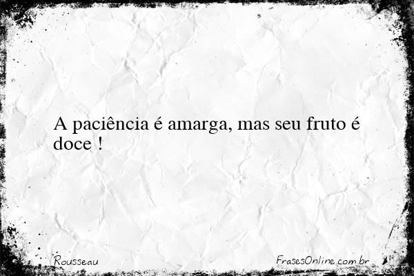 Frase de Rousseau