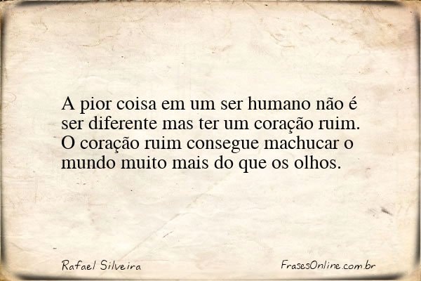 Frase de Rafael Silveira