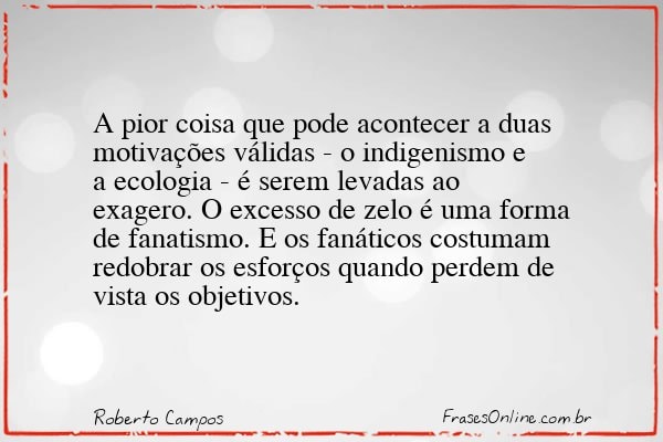 Frase de Roberto Campos