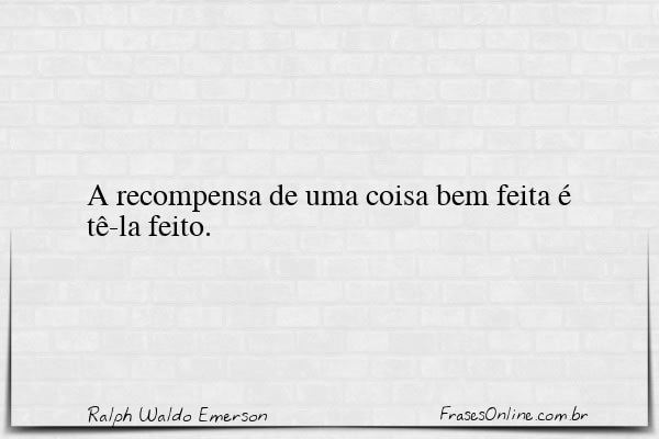 Frase de Ralph Waldo Emerson
