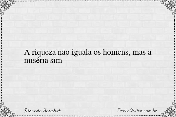 Frase de Ricardo Boechat