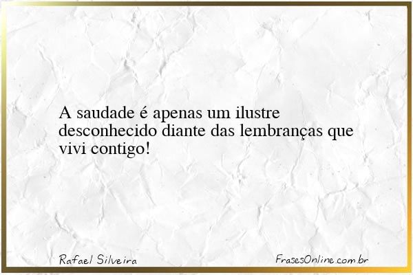 Frase de Rafael Silveira