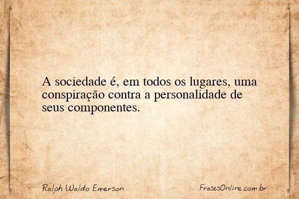 Frase de Ralph Waldo Emerson