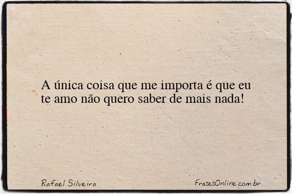Frase de Rafael Silveira