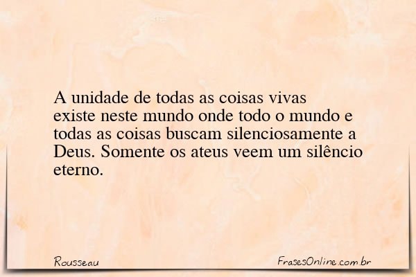 Frase de Rousseau