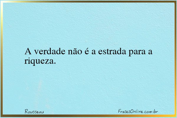 Frase de Rousseau