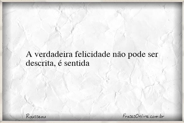 Frase de Rousseau