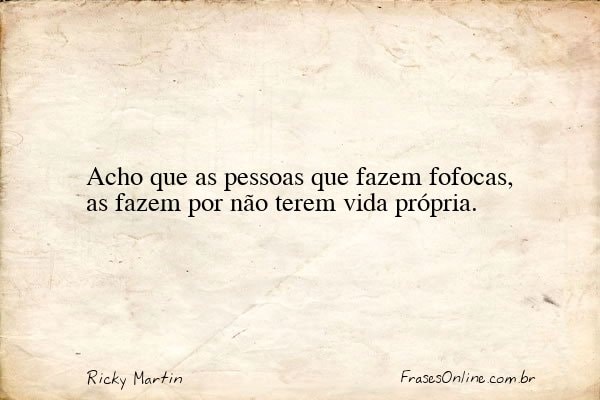 Frase de Ricky Martin