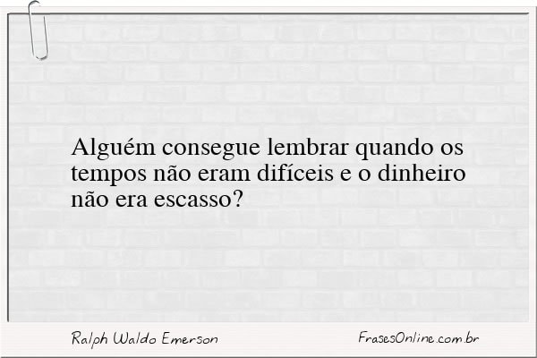 Frase de Ralph Waldo Emerson