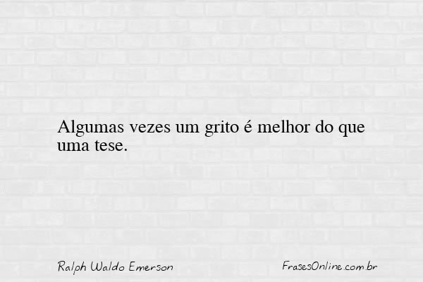 Frase de Ralph Waldo Emerson