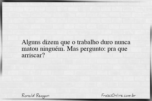 Frase de Ronald Reagan