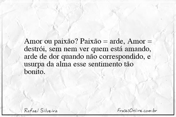 Frase de Rafael Silveira