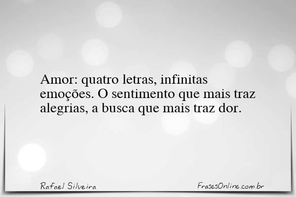 Frase de Rafael Silveira