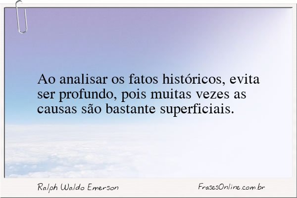 Frase de Ralph Waldo Emerson