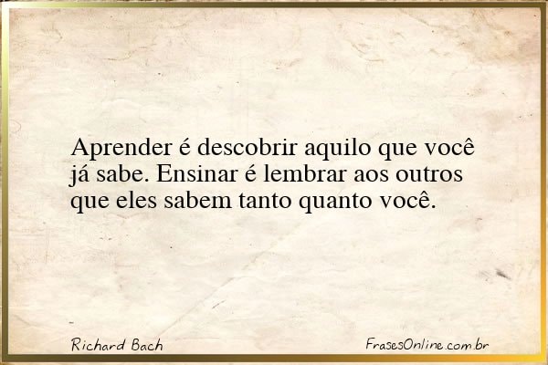 Frase de Richard Bach
