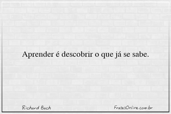 Frase de Richard Bach