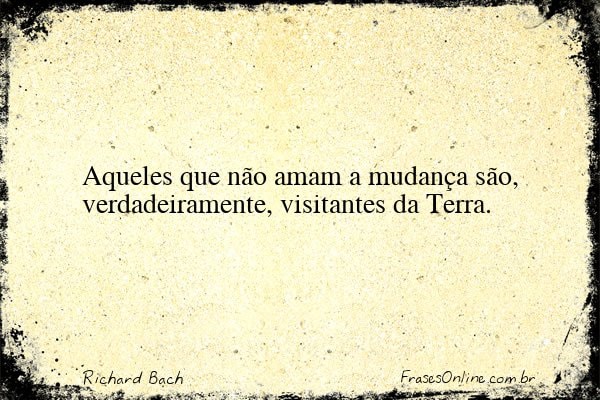 Frase de Richard Bach