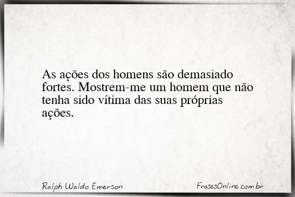 Frase de Ralph Waldo Emerson