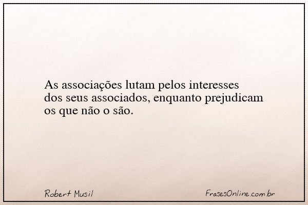 Frase de Robert Musil