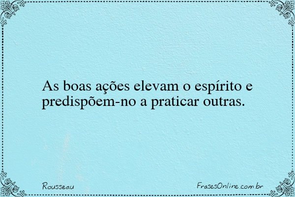 Frase de Rousseau