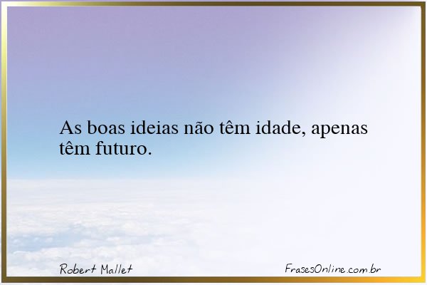 Frase de Robert Mallet