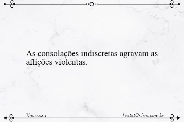 Frase de Rousseau