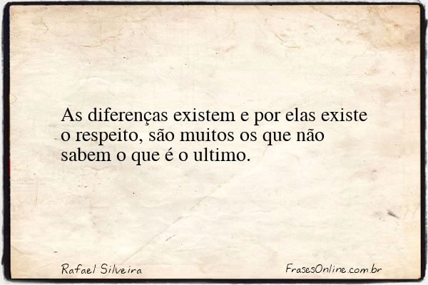 Frase de Rafael Silveira