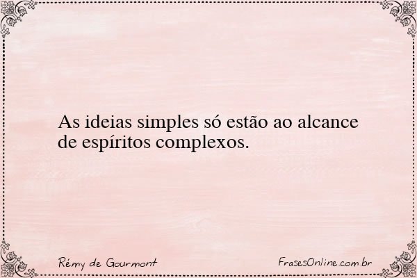 Frase de Rémy de Gourmont