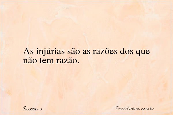Frase de Rousseau