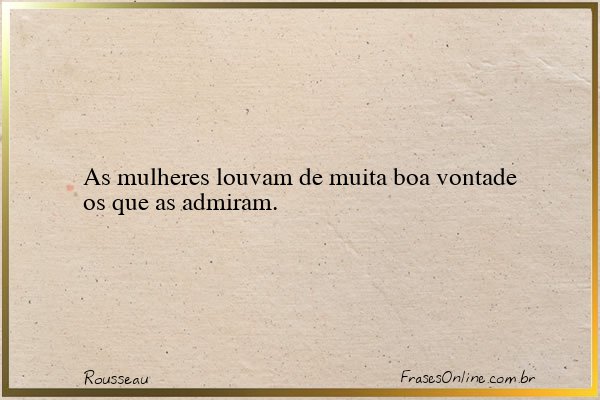 Frase de Rousseau