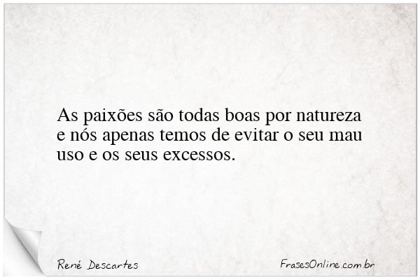 Frase de René Descartes