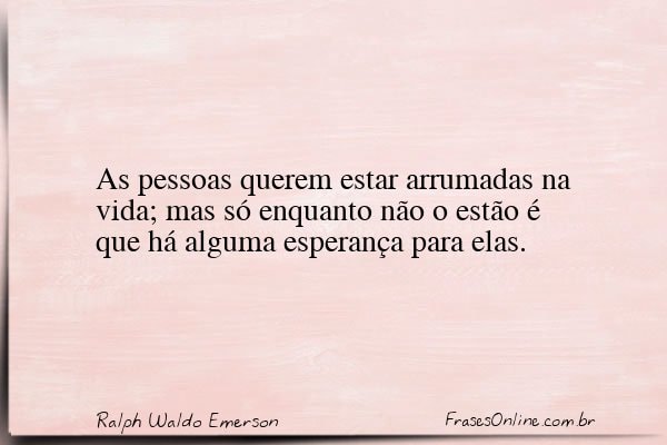 Frase de Ralph Waldo Emerson