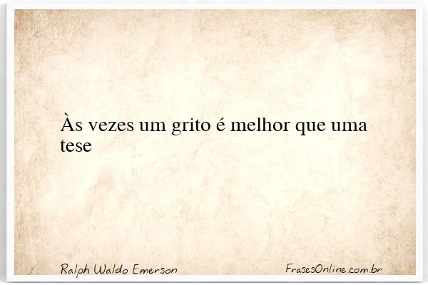 Frase de Ralph Waldo Emerson