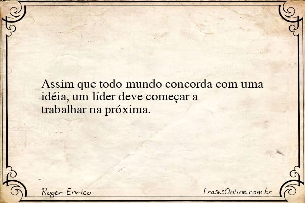 Frase de Roger Enrico